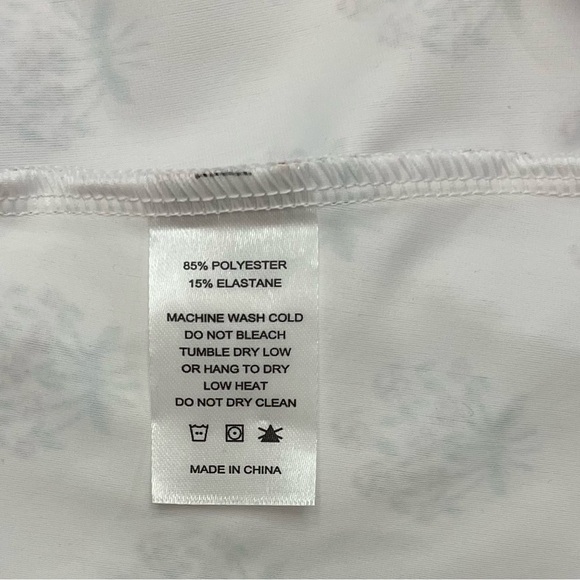 Smith & Quinn Women's Off White Floral Dress with Long Bishop Sleeves US Medium - Picture 8 of 8